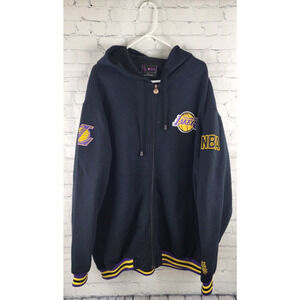 NBA USG Vintage LA Lakers Outfit Jogging Pants and Hoodie Basketball Los Angeles